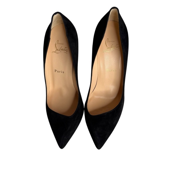 Christian Louboutin Corneille 100 Veau Velours in Black size 39 NIB - Picture 4 of 11